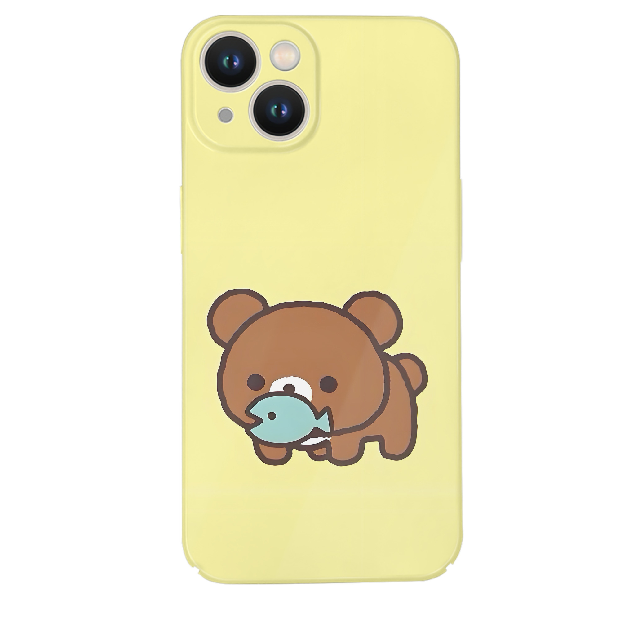 （画像用） リラックマ リラックマ キイロイトリ Rilakkuma Korilakkuma Kiiroitori 【iPhone 14シリーズ対応】ハードケース